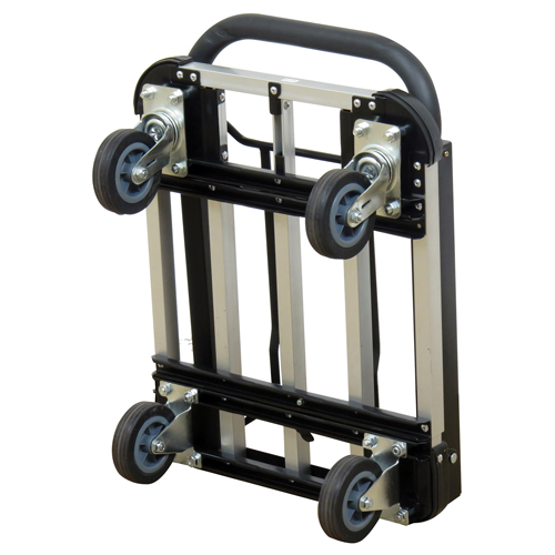 Folding Handle Platform Truck, Aluminum, 300 lbs., 28" L x 16" W, 37.75" High Les Fournitures Industrielles Méga