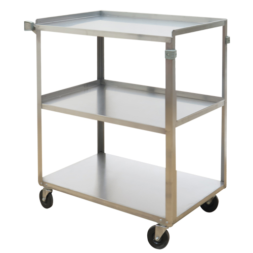Shelf Carts, 3 Tiers, 17-5/8" W x 33" H x 27-1/8" D, 300 lbs. Capacity Les Fournitures Industrielles Méga
