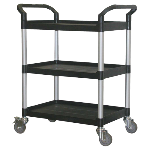 Utility Cart, 3 Tiers, 33-1/2" x 39-3/8" x 19", 300 lbs Capacity Les Fournitures Industrielles Méga