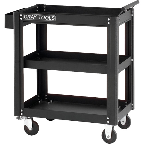 Utility Cart, 19-1/4" L x 27-1/2" W x 32-3/4" H, Grey Les Fournitures Industrielles Méga