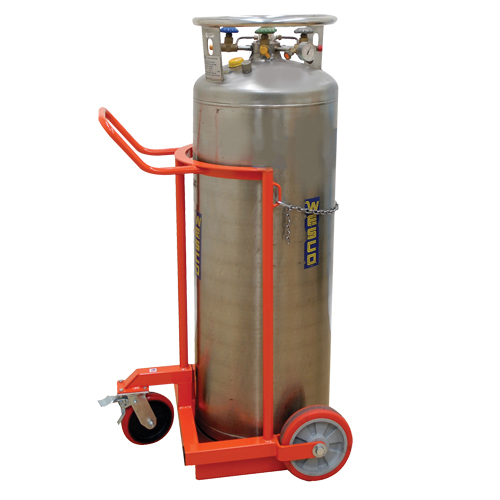 Large Liquid Gas Cylinder Truck LCC, Polyurethane Wheels, 20" W x 20" D Base, 1000 lbs. Les Fournitures Industrielles Méga