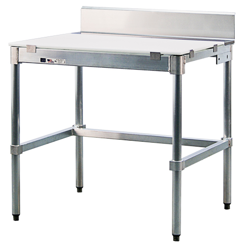&eacute;tabli avec dessus en poly, 84" la x 24" p x 35-1/2" h, Capacit&eacute; 1200 lb Les Fournitures Industrielles Méga