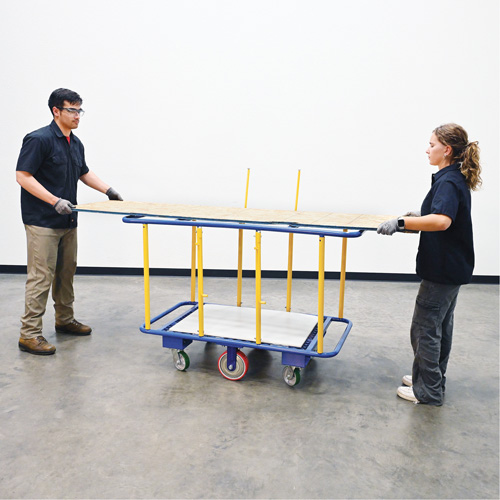 Chariot horizontal pour panneaux, 63-7/16" x 28-1/2" x 40-15/16", Capacit&eacute; 2000 lb Les Fournitures Industrielles Méga