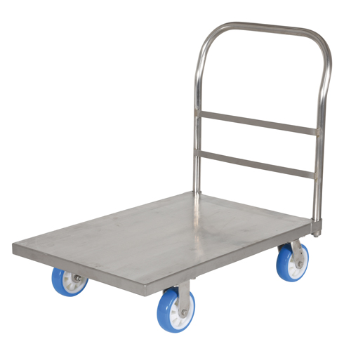 Chariot &agrave; plateforme, 36" lo x 24" la x Capacit&eacute; 2000 lb, Roues en Polyur&eacute;thane Les Fournitures Industrielles Méga