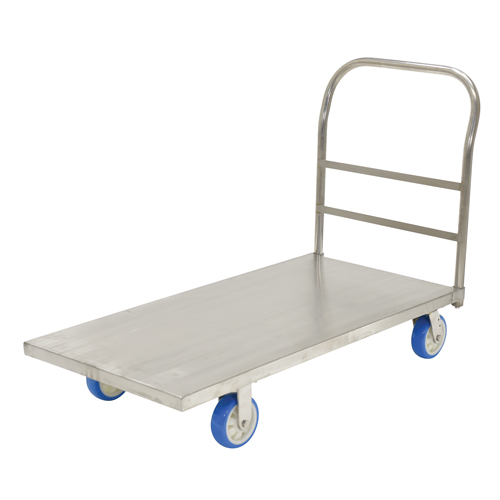 Chariot &agrave; plateforme, 48" lo x 24" la x Capacit&eacute; 2000 lb, Roues en Polyur&eacute;thane Les Fournitures Industrielles Méga