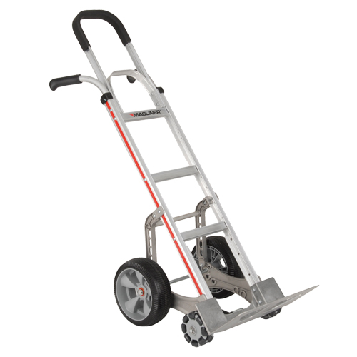 Diable autostabilisant, Prise Combinaison, Aluminium, Hauteur de 55'', Capacit&eacute; 500 lb Les Fournitures Industrielles Méga