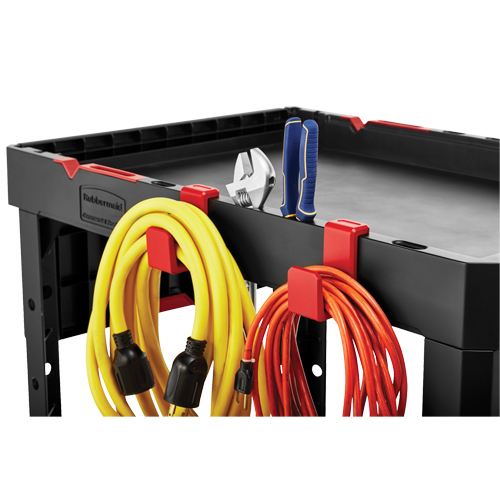Heavy-Duty Adaptable Utility Cart, 2 Tiers, 25-1/5" x 36" x 51-1/2", 500 lbs. Capacity Les Fournitures Industrielles Méga