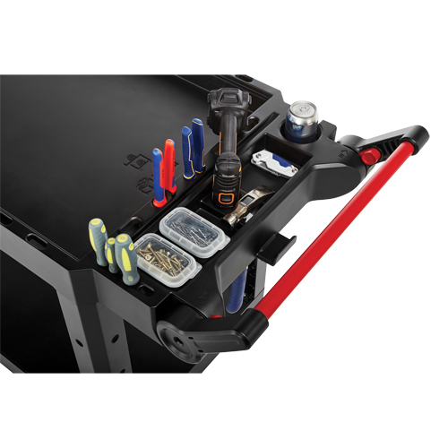 Heavy-Duty Adaptable Utility Cart, 2 Tiers, 25-1/5" x 36" x 51-1/2", 500 lbs. Capacity Les Fournitures Industrielles Méga