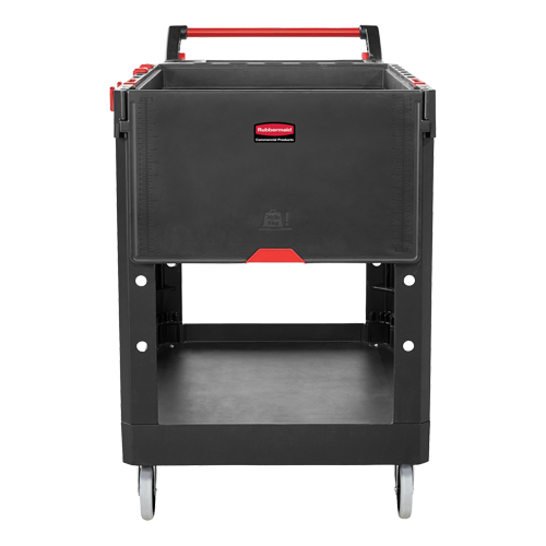Heavy-Duty Adaptable Utility Cart, 2 Tiers, 25-1/5" x 36" x 51-1/2", 500 lbs. Capacity Les Fournitures Industrielles Méga