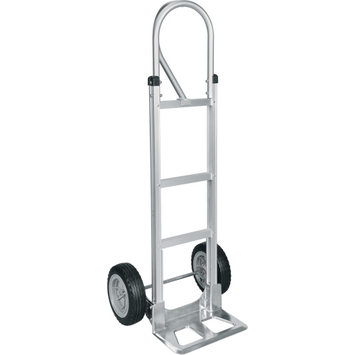 Knocked Down Hand Truck, P-Handle Handle, Aluminum, 52-1/8" Height, 500 lbs. Capacity Les Fournitures Industrielles Méga