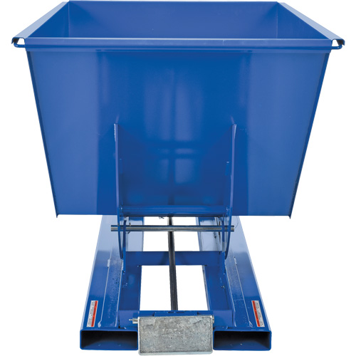 Conteneur autobasculeur, Acier, 1 vg³, Bleu Les Fournitures Industrielles Méga