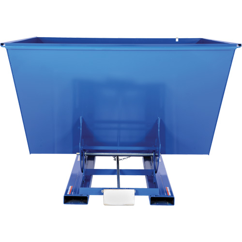 Conteneur autobasculeur, Acier, 2-1/2 vg³, Bleu Les Fournitures Industrielles Méga