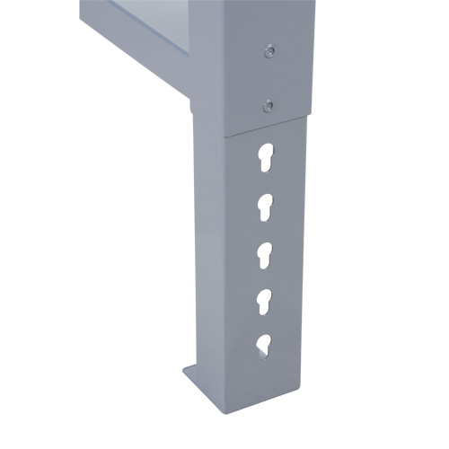 Pattes d'&eacute;tabli pour service industriel, Acier, 24" p x 34" h, Simple Les Fournitures Industrielles Méga