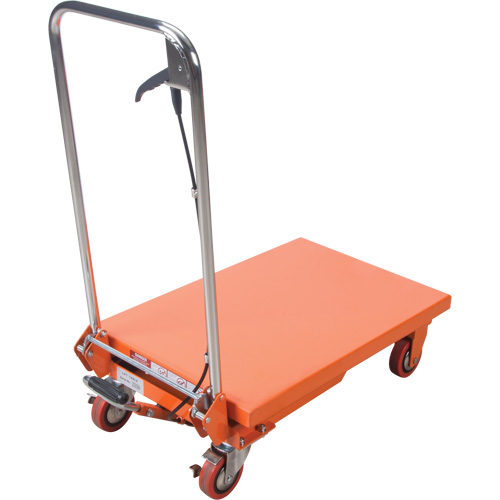 Hydraulic Scissor Lift Table, 27-1/2" L x 17-3/4" W, Steel, 330 lbs. Capacity Les Fournitures Industrielles Méga