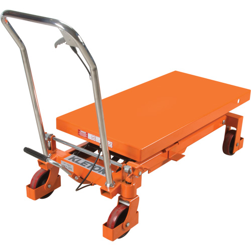 Table &eacute;l&eacute;vatrice &agrave; ciseaux hydraulique, 40" lo x 20 " la, Acier, Capacit&eacute; 2200 lb Les Fournitures Industrielles Méga