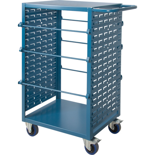 Chariot mobile pour mat&eacute;riaux bobin&eacute;s, Acier, 6 Montants, 21" la x 48" h x 38" p, Capacit&eacute; de 1200 lb Les Fournitures Industrielles Méga