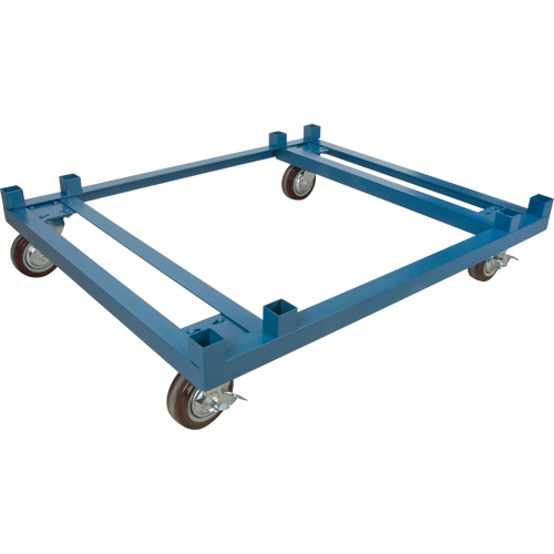 Socle roulant pour contenant empilables, 48,5" la x 40-1/2" p x 10" h, Capacit&eacute; de 3000 lb Les Fournitures Industrielles Méga