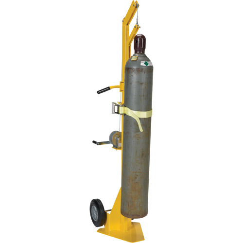 Chariot de levage de bouteille &agrave; gaz portatif Les Fournitures Industrielles Méga