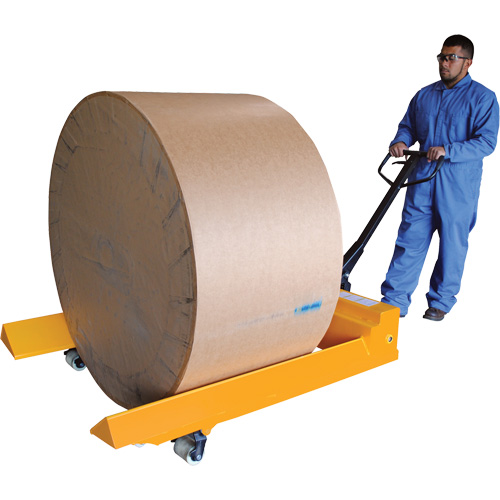 Roll Pallet Truck, Steel, 48" L x 7.5" W, 4000 lbs. Capacity Les Fournitures Industrielles Méga