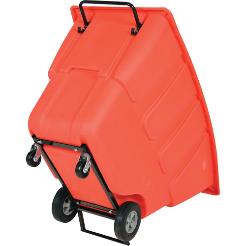 Chariot basculeur, Poly&eacute;thyl&egrave;ne, 0,5 vg³, Capacit&eacute; de charge de 450 lb Les Fournitures Industrielles Méga