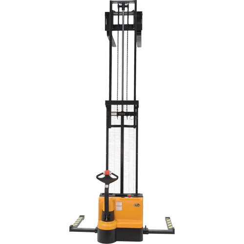 Double Mast Stacker, Electric Operated, 2200 lbs. Capacity, 150" Max Lift Les Fournitures Industrielles Méga