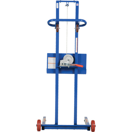 Low Profile Lite Load Lift, Hand Winch Operated, 400 lbs. Capacity, 55" Max Lift Les Fournitures Industrielles Méga