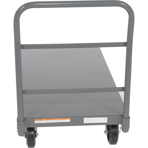 Chariot &agrave; plateforme, 48" lo x 24" la x Capacit&eacute; 2000 lb, Roues en Caoutchouc Les Fournitures Industrielles Méga