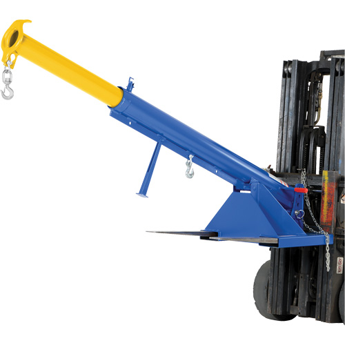 Grue t&eacute;lescopique pour chariot &eacute;l&eacute;vateur &agrave; fourche Orbit Boom Les Fournitures Industrielles Méga