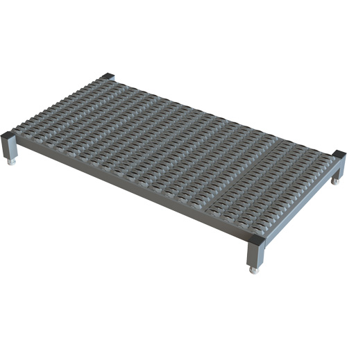 Plateforme de travail en une &eacute;tape &agrave; hauteur r&eacute;glable, 24" la x 48" pr, Capacit&eacute; de 800 lb, Enti&egrave;rement soud&eacute; Les Fournitures Industrielles Méga