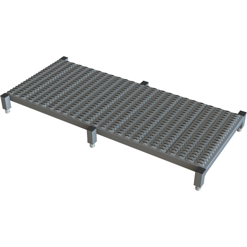Plateforme de travail en une &eacute;tape &agrave; hauteur r&eacute;glable, 24" la x 59" pr, Capacit&eacute; de 800 lb, Enti&egrave;rement soud&eacute; Les Fournitures Industrielles Méga