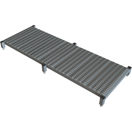 Plateforme de travail en une &eacute;tape &agrave; hauteur r&eacute;glable, 24" la x 71" pr, Capacit&eacute; de 800 lb, Enti&egrave;rement soud&eacute; Les Fournitures Industrielles Méga