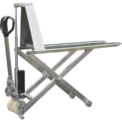 Eco Scissor Skid Lift, 45" L x 21" W, Stainless Steel, 2200 lbs. Capacity Les Fournitures Industrielles Méga