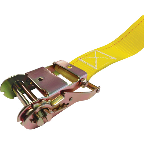 Tendeur d'arrimage &agrave; cliquet, Syst&egrave;me E-Track, 2" , 12' , Charge d'utilisation max. 1333 lb (605 kg) Les Fournitures Industrielles Méga