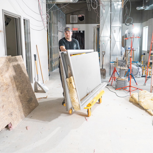 3000 Series Wall Hauler Drywall Cart Les Fournitures Industrielles Méga
