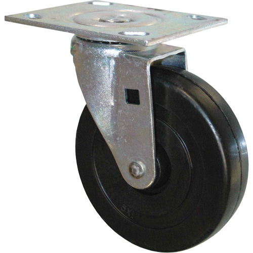 Platform Truck Rubber Swivel Caster Les Fournitures Industrielles Méga