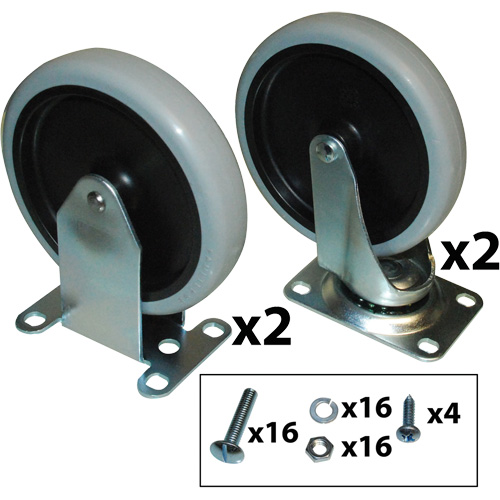 Utility Cart Caster Kit Les Fournitures Industrielles Méga