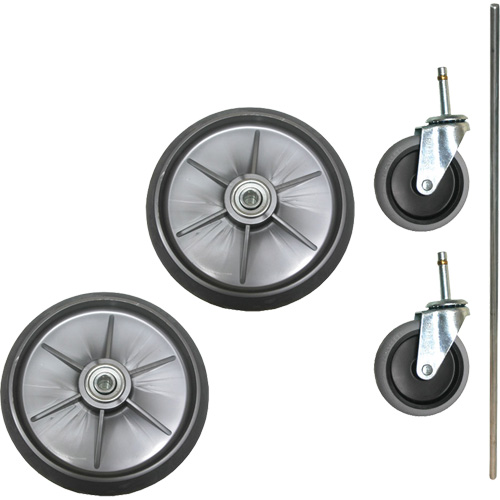 Housekeeping Cart Ball Bearing Wheel & Caster Kit Les Fournitures Industrielles Méga