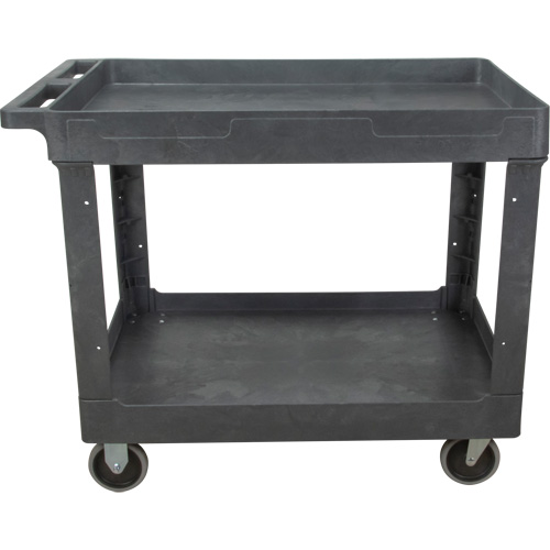 Chariot utilitaire pour l'entretien, 2 tiers, 24-5/8" x 32-1/2" x 40", Capacit&eacute; 550 lb Les Fournitures Industrielles Méga