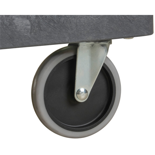 Chariot utilitaire pour l'entretien, 2 tiers, 24-5/8" x 32-1/2" x 40", Capacit&eacute; 550 lb Les Fournitures Industrielles Méga