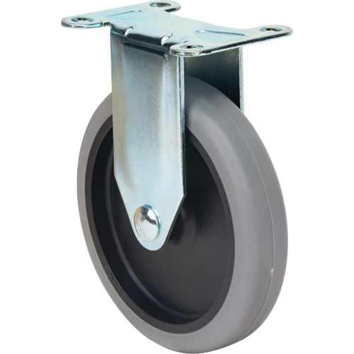 Ensemble de roulettes de rechange, 5" (127 mm), Caoutchouc TPR, 500 lb (226,7 kg) Les Fournitures Industrielles Méga