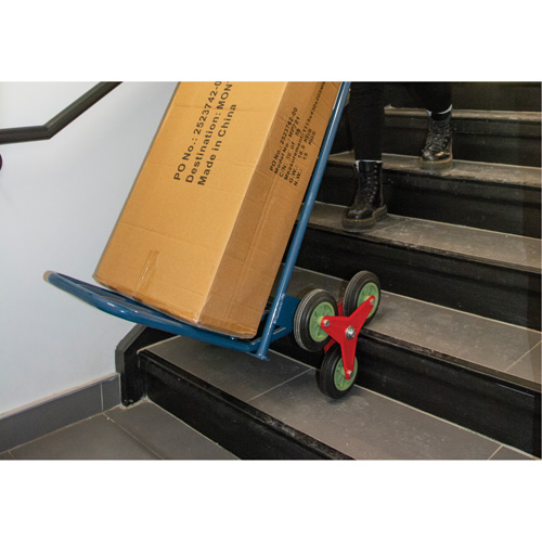 Stair Climbing Hand Truck, Steel Frame, 23-3/4" W x 45-5/8" H, 300 lbs. Capacity Les Fournitures Industrielles Méga