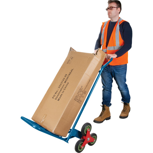 Stair Climbing Hand Truck, Steel Frame, 23-3/4" W x 45-5/8" H, 300 lbs. Capacity Les Fournitures Industrielles Méga
