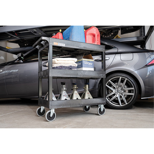 Tub Cart, 3 Tiers, 35-1/4" x 37-1/4" x 18", 375 lbs. Capacity Les Fournitures Industrielles Méga