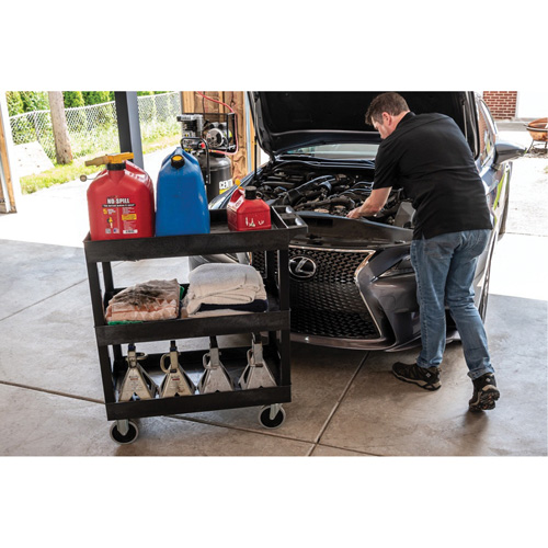 Tub Cart, 3 Tiers, 35-1/4" x 37-1/4" x 18", 375 lbs. Capacity Les Fournitures Industrielles Méga