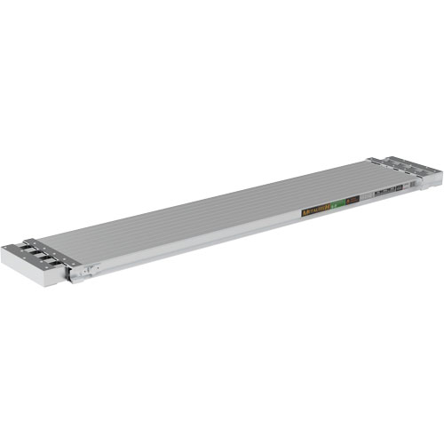 Telescoping Work Plank, 108" W x 12" D, 250 lbs. Capacity, Knocked Down Les Fournitures Industrielles Méga