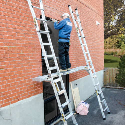 Telescoping Work Plank, 108" W x 12" D, 250 lbs. Capacity, Knocked Down Les Fournitures Industrielles Méga