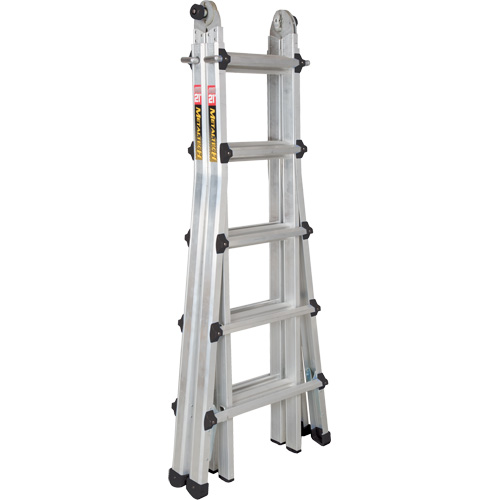 &eacute;chelle t&eacute;lescopique multifonction, Aluminium, 300 lb, CSA calibre 1A Les Fournitures Industrielles Méga