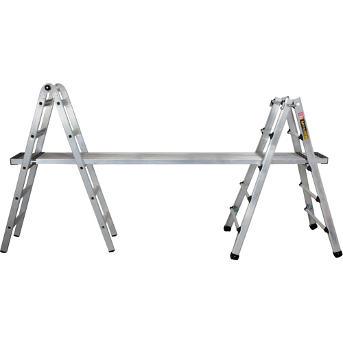 &eacute;chelle t&eacute;lescopique multifonction, Aluminium, 300 lb, CSA calibre 1A Les Fournitures Industrielles Méga