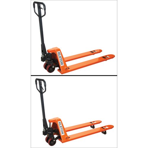 Transpalettes hydrauliques &agrave; profil bas, 48" lo x 20,5" la, Capacit&eacute; de 3300 lb Les Fournitures Industrielles Méga