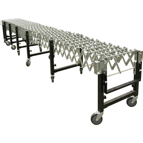Expandable Conveyor, 18" W x 24' L, 200 lbs. per lin. ft. Capacity Les Fournitures Industrielles Méga